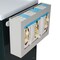 Harloff Triple Glove Box Container for M-Series or A-Series Medical Carts, Rail Clip Mount GLOVEBOX3RC - alternate 2